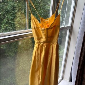 A.L.C. Vibrant Yellow Backless Dress